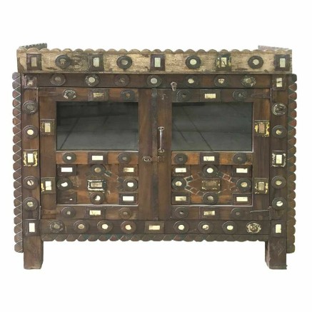 Dientafel Alexandra House Living Gerecycleerd Hout 35 x 102 x 110 cm