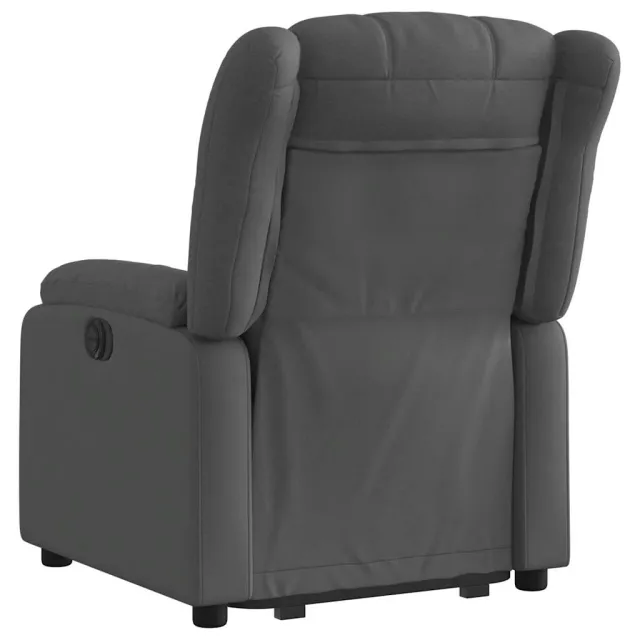 Fauteuil inclinable électrique gris foncé tissu