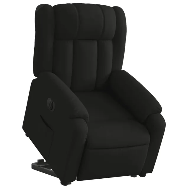 Fauteuil inclinable électrique noir tissu