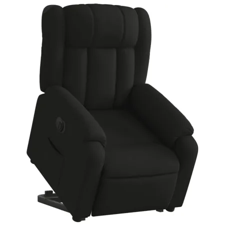 Fauteuil inclinable électrique noir tissu