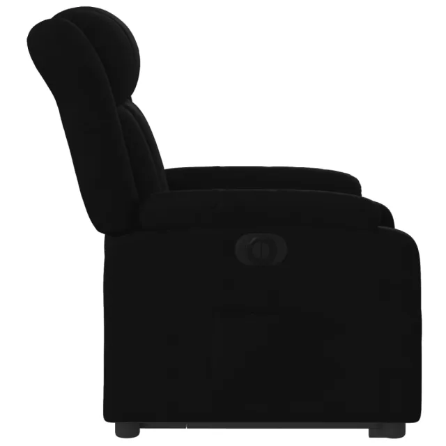 Fauteuil inclinable électrique noir tissu