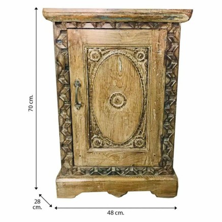 Nightstand Alexandra House Living 28 x 70 x 48 cm 2