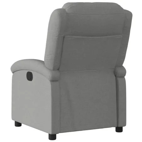 Fauteuil inclinable gris foncé tissu