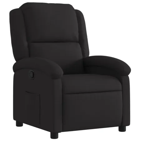 Fauteuil inclinable noir tissu