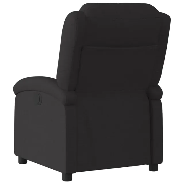 Fauteuil inclinable noir tissu