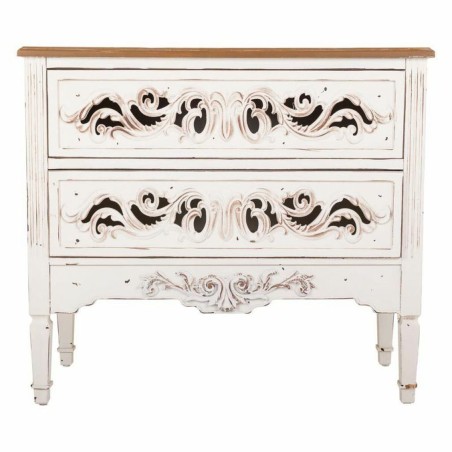 Cómoda Alexandra House Living Blanco Madera de abeto Madera MDF 38 x