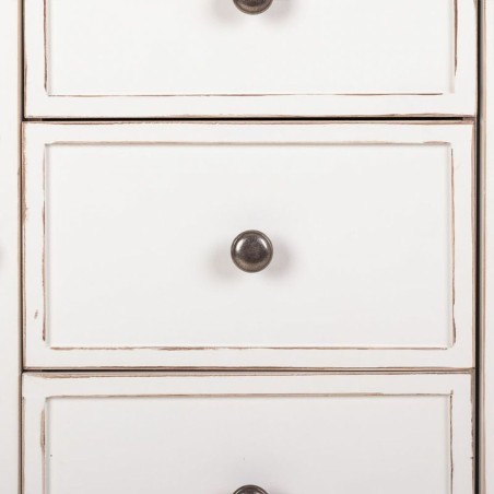 Aparador Alexandra House Living Blanco Madera de abeto Madera MDF 40 x