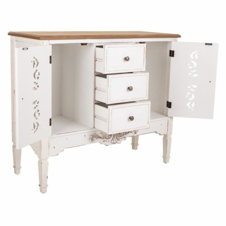 Aparador Alexandra House Living Blanco Madera de abeto Madera MDF 40 x