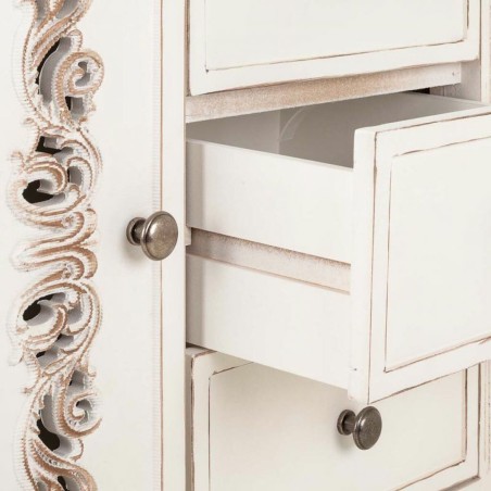 Meuble d'Entrée avec Tiroirs Alexandra House Living Blanc 36 x 80 x 7