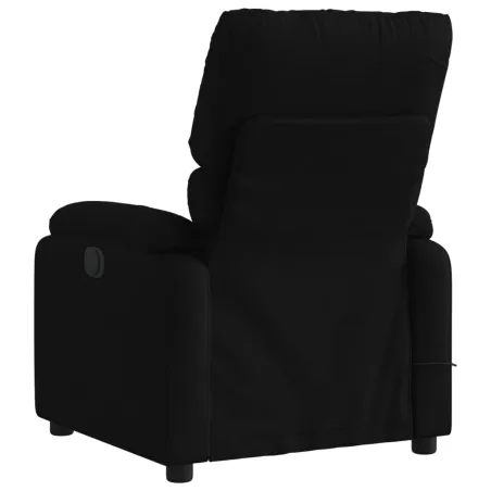 Fauteuil de massage inclinable noir tissu