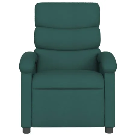 Fauteuil inclinable vert foncé tissu