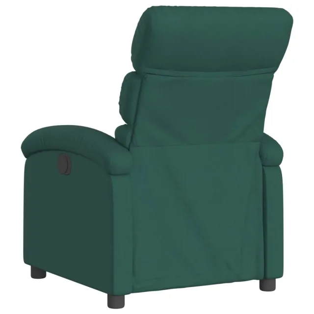 Fauteuil inclinable vert foncé tissu