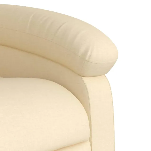 Fauteuil inclinable crème tissu