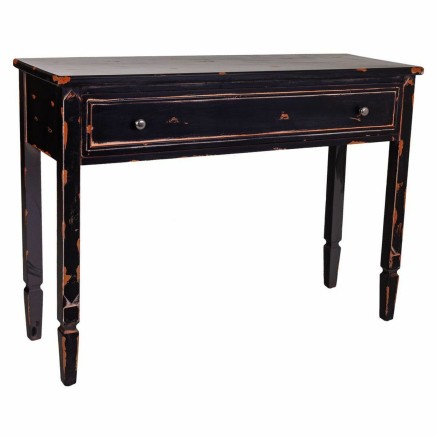 Meuble d'Entrée avec Tiroirs Alexandra House Living Noir 38 x 82 x 11
