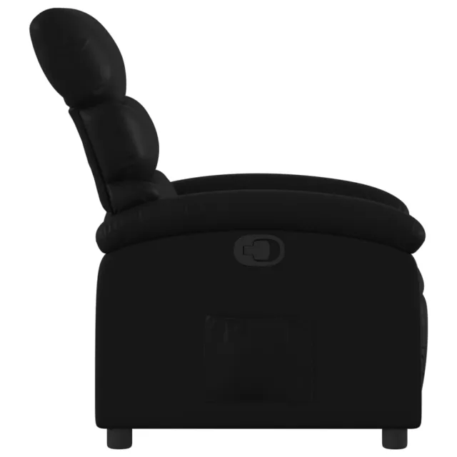 Fauteuil inclinable noir similicuir