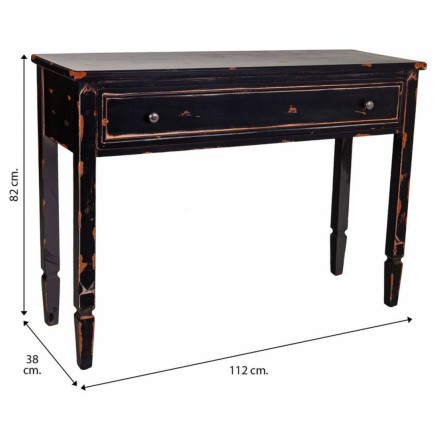 Recibidor con Cajones Alexandra House Living Negro 38 x 82 x 112 cm 2