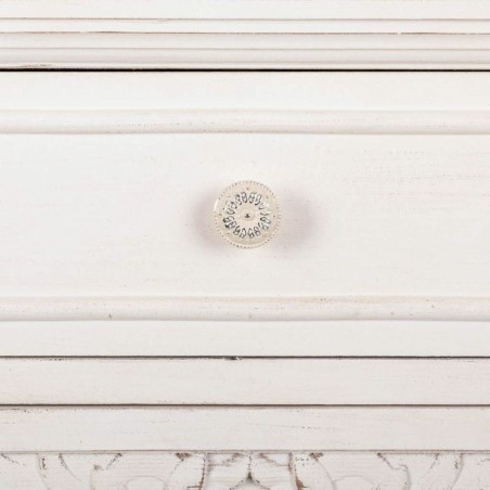 Table de Nuit Alexandra House Living Blanc 32 x 74 x 46 cm