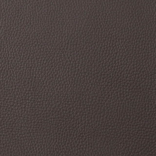 Fauteuil inclinable marron foncé cuir véritable