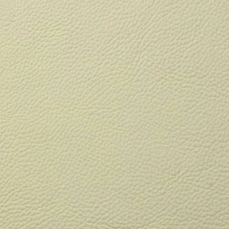 Fauteuil inclinable crème cuir véritable