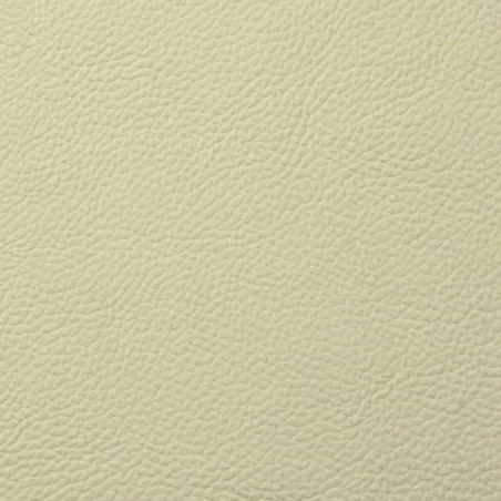 Fauteuil de massage inclinable crème cuir véritable