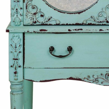 Armoire Alexandra House Living Bleu verre Bois d'épicéa Bois MDF 42