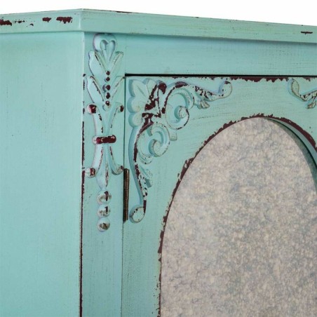 Armoire Alexandra House Living Bleu verre Bois d'épicéa Bois MDF 42