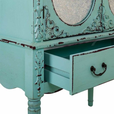 Armadio Alexandra House Living Azzurro Vetro Legno di abete Legno MDF