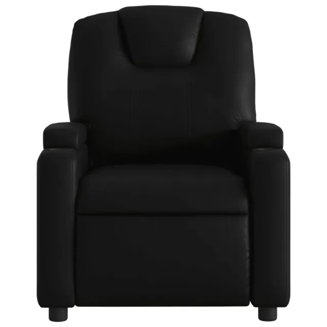 Fauteuil inclinable noir similicuir