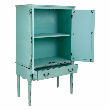 Armoire Alexandra House Living Bleu verre Bois d'épicéa Bois MDF 42