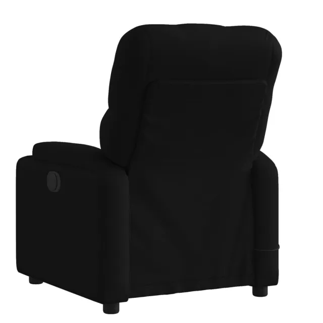 Fauteuil inclinable de massage noir tissu