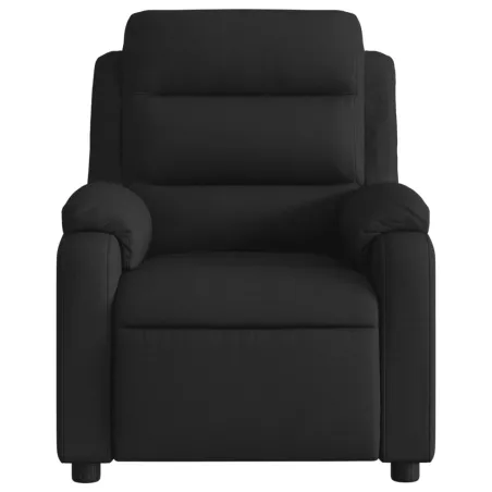 Fauteuil inclinable de massage noir tissu