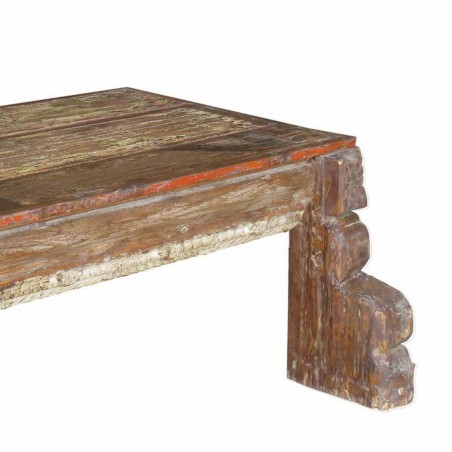 Mesa de Centro Alexandra House Living Madera Reciclada 110 x 51 x 137