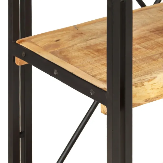 Bibliothèque à 3 niveaux 60x30x80 cm Bois de manguier massif