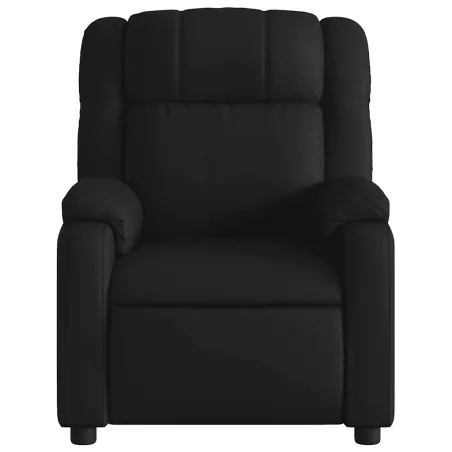 Fauteuil de massage inclinable noir similicuir