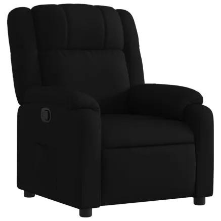 Fauteuil inclinable noir tissu 2
