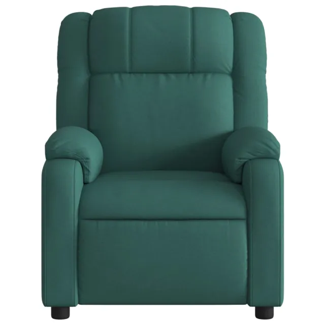 Fauteuil inclinable vert foncé tissu