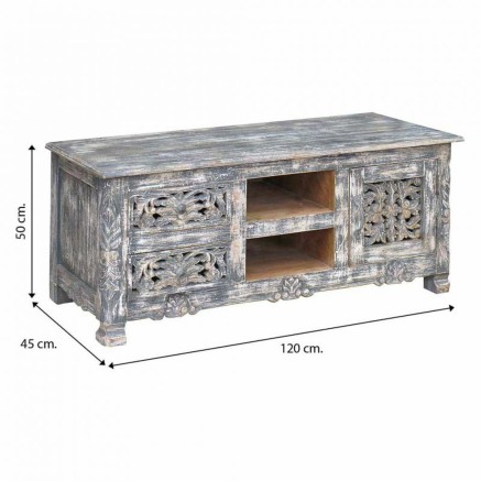 Tiroirs polyvalents Alexandra House Living Bois de manguier 45 x 50 x 2
