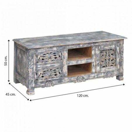 Tiroirs polyvalents Alexandra House Living Bois de manguier 45 x 50 x