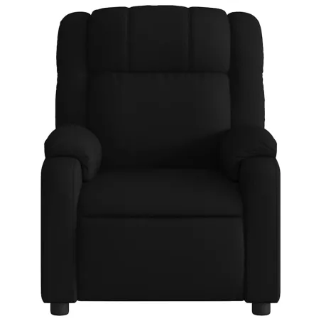 Fauteuil inclinable de massage noir tissu