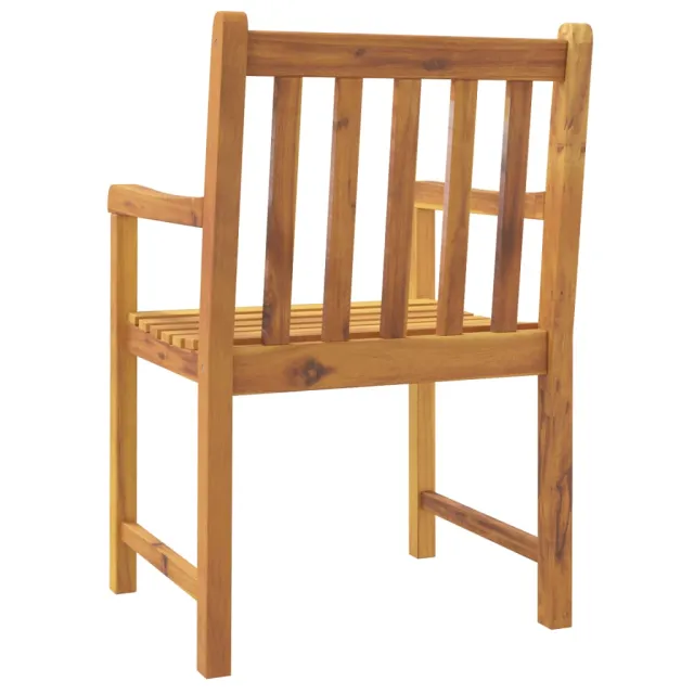 Chaises de jardin lot de 6 56x55,5x90 bois massif d'acacia