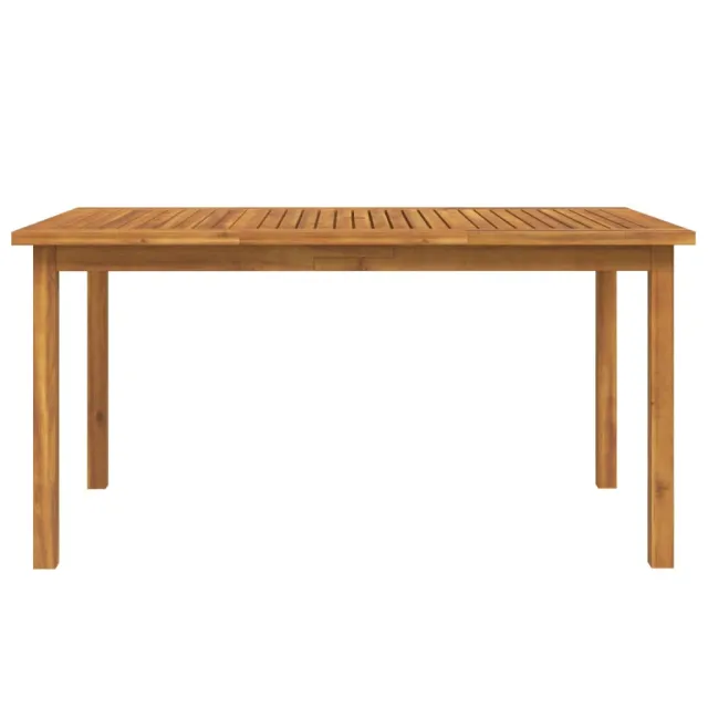 Ensemble à manger de jardin 5 pcs Bois d'acacia solide