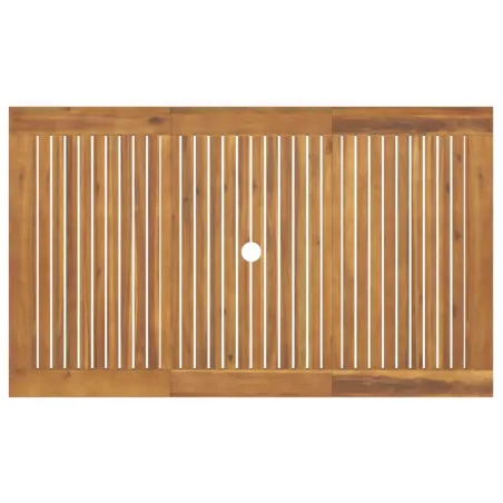 Ensemble à manger de jardin 5 pcs Bois d'acacia solide