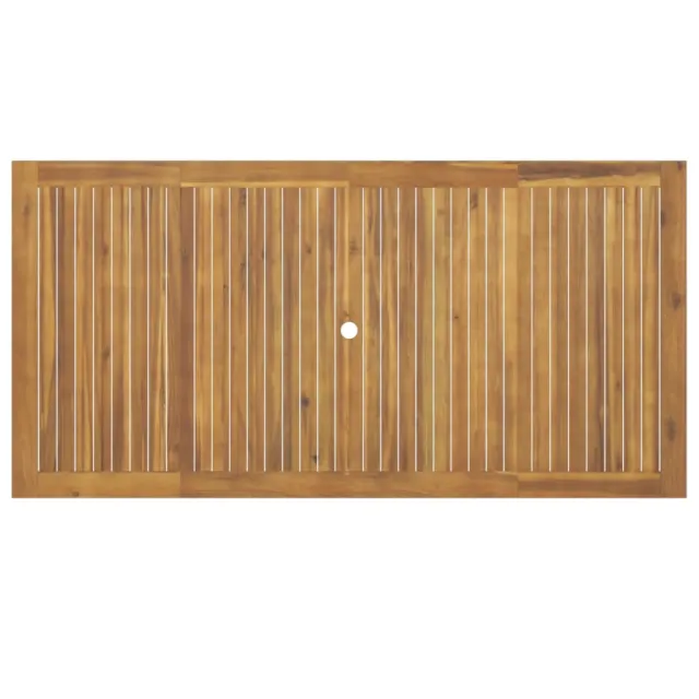 Ensemble à manger de jardin 7 pcs Bois d'acacia solide