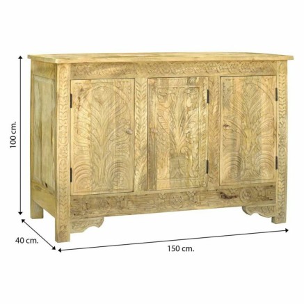 Sideboard Alexandra House Living Mango wood 40 x 100 x 150 cm 2