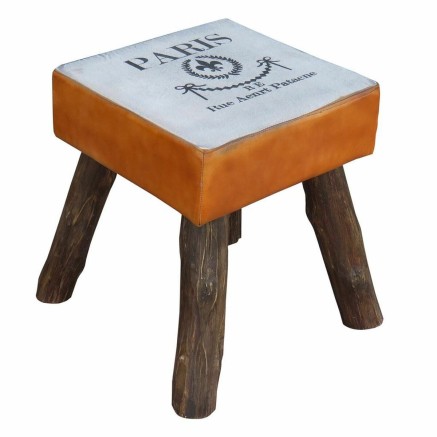 Kruk Alexandra House Living Mangohout 44 x 45 x 44 cm