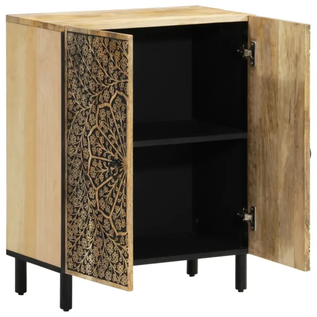 Armoires latérales 3 pcs 60x33x75 cm bois massif de manguier