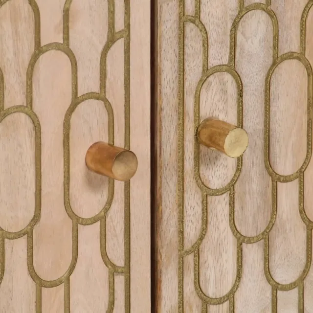 Armoires latérales 3 pcs 60x33x75 cm bois massif de manguier