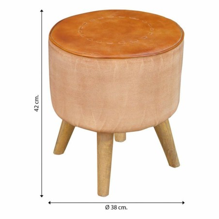 Tabouret Alexandra House Living Bois de manguier 38 x 42 x 38 cm