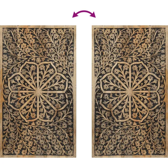 Ensemble de meubles de salle de bain 3 pcs bois manguier massif