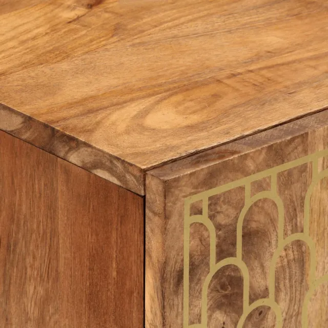 Ensemble de meubles de salle de bain 3 pcs bois manguier massif